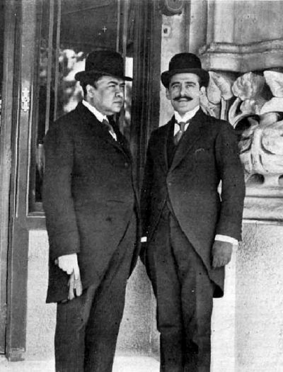 Barcelona, mayo 1912. Rubén Darío y D. Alfredo Guido